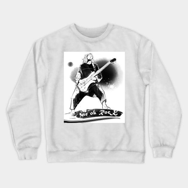 oneokRock Bass Player Crewneck Sweatshirt by joearc